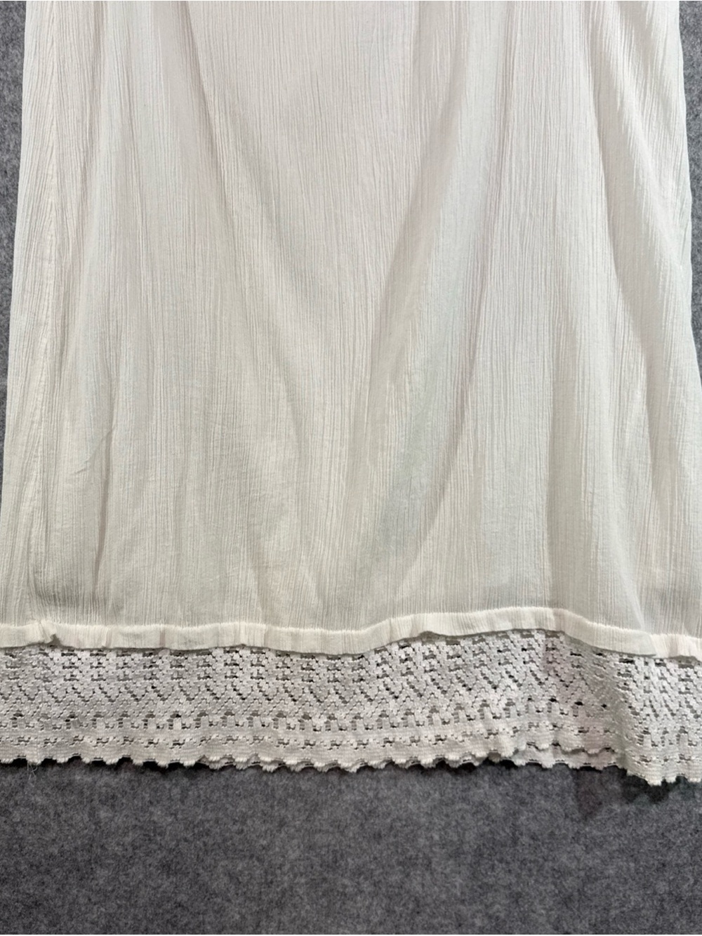 Eddie Bauer Maxi Skirt - Womens S - White Cream Bohemian Hippie Cottagecore - Picture 3 of 13